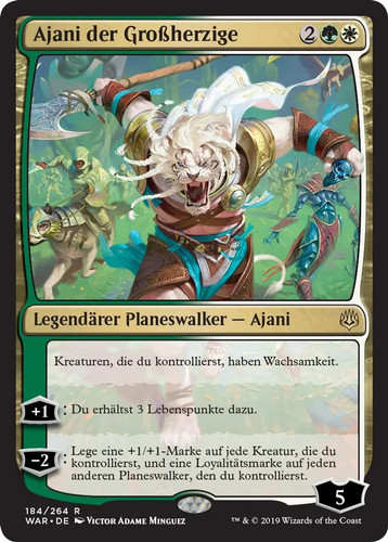 Magic the gathering mtg ajani - magic,