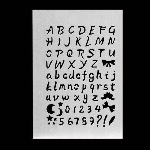 Schablone stencil buchstaben - schablone,