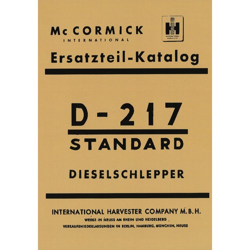 Mccormick ersatzteilliste - mccormick,