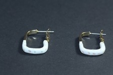 Creolen vergoldet Perlmutt antiallergisch Modeschmuck !