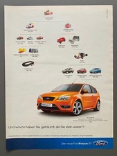 Der neue Ford Focus ST 2,5 L Duratec 2006 Vintage Ad Werbung Reklame