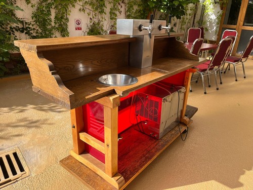 Mobile biertheke mit - mobile,