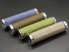 VELO EXQUISIT Lock On Griffe Textil Canvas Slender 130mm Paar 22.2mm NEU