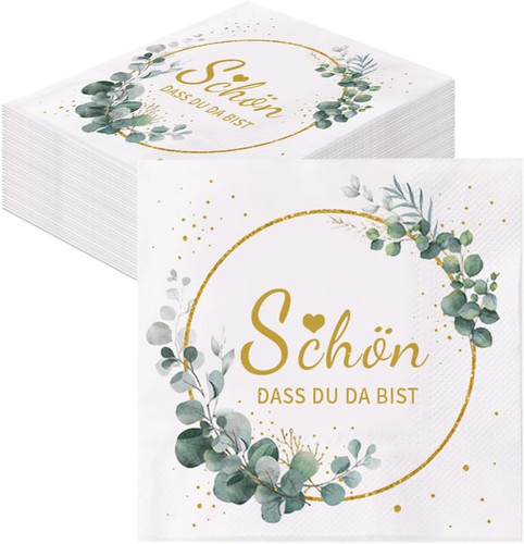 Servietten hochzeit geburtstag - servietten,