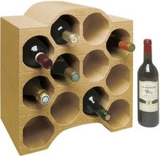 Flaschenbox terra 12 Flaschen Bogenform 43x40x26 cm Weinregal Weinständer
