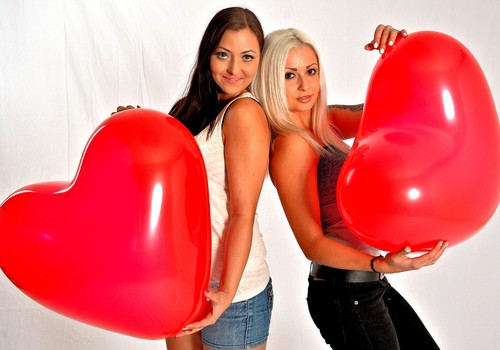 10x riesen herz luftballon - 10x, riesen-