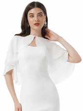 Iefiel damen bolero chiffon - de,