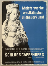 Plakat Poster - Schloss Cappenberg Sammlung Thome Grafik 50er 50s Bildhauer
