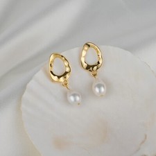 Süßwasser Perle Tropfen