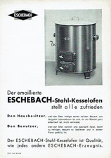 Eschebach Radeberg Prospekt Stahl-Kesselofen 1936