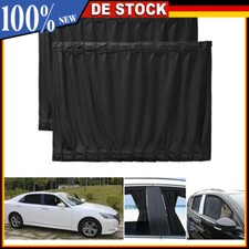 2 Stk KFZ Sonnenschutz Rollo für Seitenfenster Sonnenblende Auto XL 50 x 47cm