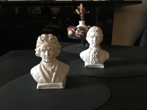Beethoven und mozartbüste - beethoven-,