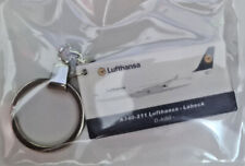 Schlüsselanhänger Lufthansa Lübeck Airbus A340-211 D-Aibf - Neu