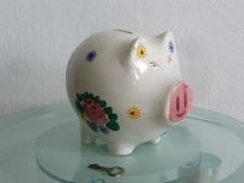 Sparschwein Porzellan mit