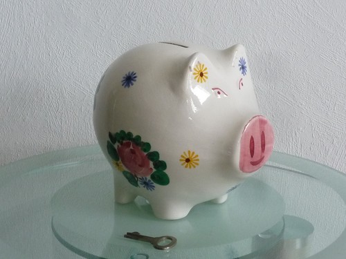 Sparschwein porzellan mit - sparschwein,