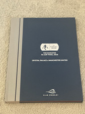 Hardcover FA Cup Finale 2016 Programm VIP Nummeriert. Crystal Palace V Man Utd