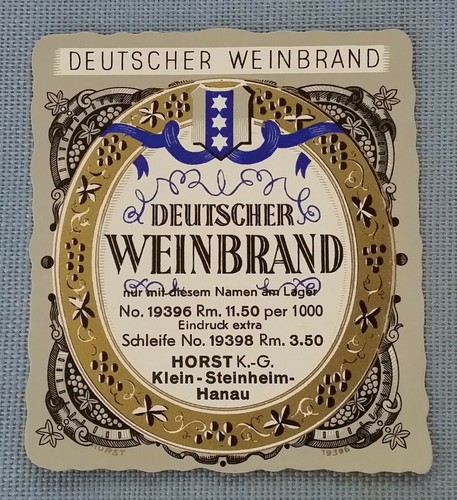 Altes schnapsetikett - altes,