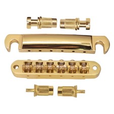 Gold guitar roller saddle - roller,