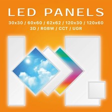 2 x LED Panel 62x62 4000K
