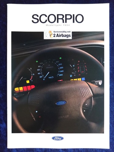 Ford scorpio prospekt 1993 - ford,