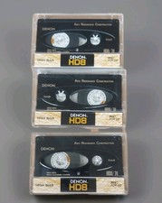 3 × DENON HD8/ 74Leerkassette