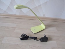 *235* SCHREIBTISCH NACHTISCHLAMPE LED 2W GELB AKKU UND NETZBETRIEB EURO TECHNICS