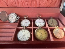 7 Taschenuhren Konvolut –