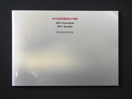Porsche betriebsanleitung 911 - porsche,