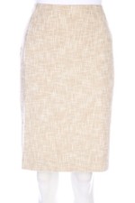 VALENTINO Pencil Skirt 8 = D 38 light beige white