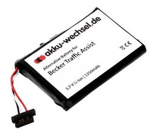 Akku für Becker Traffic Assist TA Z100 Z101 Z103 Z107 Z108 Z109 Z113 Z099 Z200 Z