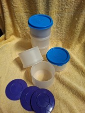 TUPPERWARE D210 STAPELEI 6x 120 ML BLAU VORSPEISEN DESSERTS