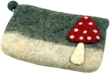 Filz Portemonnaie Fliegenpilz