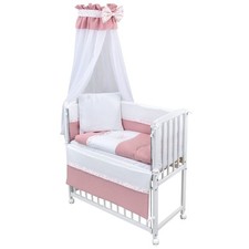 Baby Bettwäsche Set für Beistellbett Stubenwagen 6-tlg Kinderbettwäsche