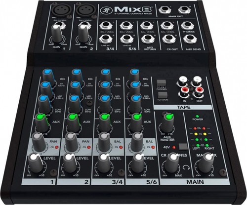 Mackie mix8 kompaktmixer - mix8,