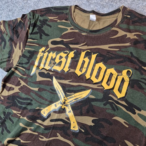 First blood band shirt camo - shirt, l