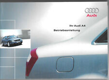 AUDI A4 B6 Bedienungsanleitung