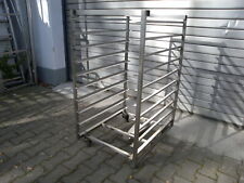 Stikkenwagen / Ofenwagen 10 x 58/78 cm Edelstahl, H: ca. 125 cm