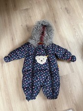 Steiff Winter Schnee Anzug Overall Blau Größe 62