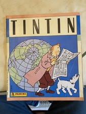 Tim und Struppi - Album PANINI 1990 (Ed. du Lombard) - unvollständig. Guter Zustand