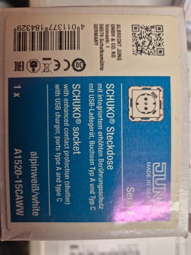 Jung steckdose mit usb - usb,