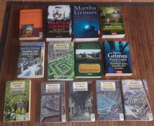 14x Martha Grimes Inspektor Jury Krimi Konvolut Bücherpaket
