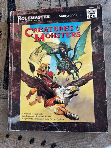 Rolemaster creatures - rolemaster, &