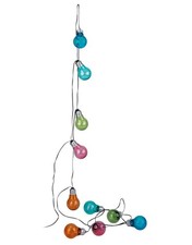 Livarno home LED-Sommerlichterkette Lichterkette Leuchtkette innen & außen bunt