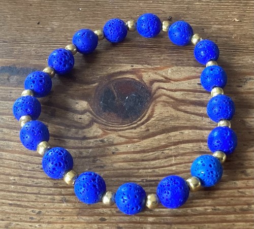 Edelstein armband lavastein - armband,