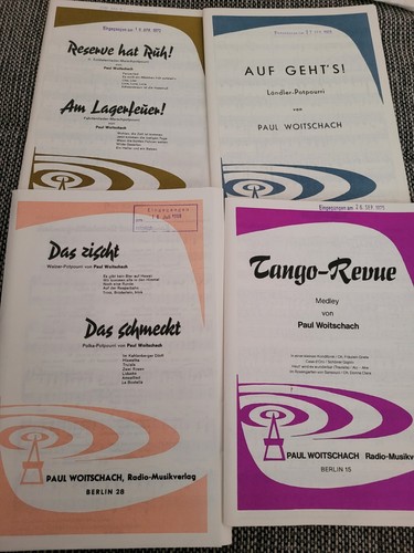 Paul woitschach notenhefte - paul,