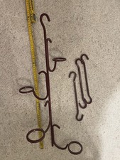 Vintage 70er Dänischer Kerzenleuchter Hängeleuchter Schmiedeeisen