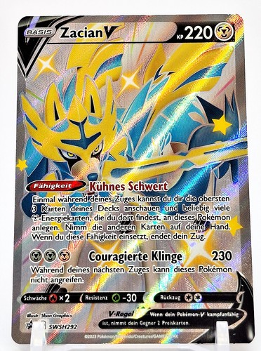 Pokemon karte zacian - pokemon, swsh