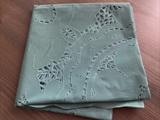 Tischdecke|Wachstuch grün 90x90 cm |wetterfest Garten Terrasse|Textil Optik