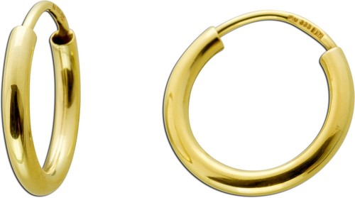Creolen 13mm gelbgold 333 - creolen, 8
