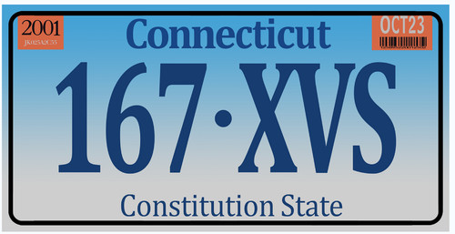 Usa nummernschild replik - nummernschild,